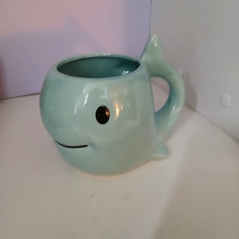 Whimsical Cupboard Whale Mug
